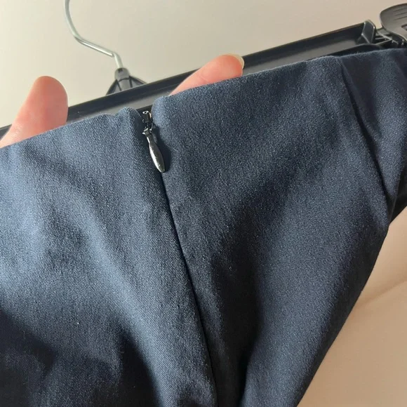 Rag & Bone Simone High Rise Skinny Pants Navy Minimalist Quiet Luxury Size 0 - Picture 7 of 9